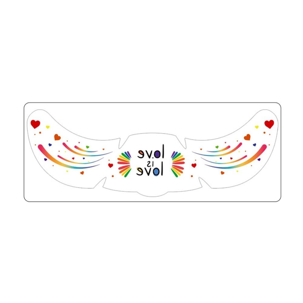 Waterproof Rainbow Freckles Face Tattoo Facial Art Makeup Stickers  Pride Month
