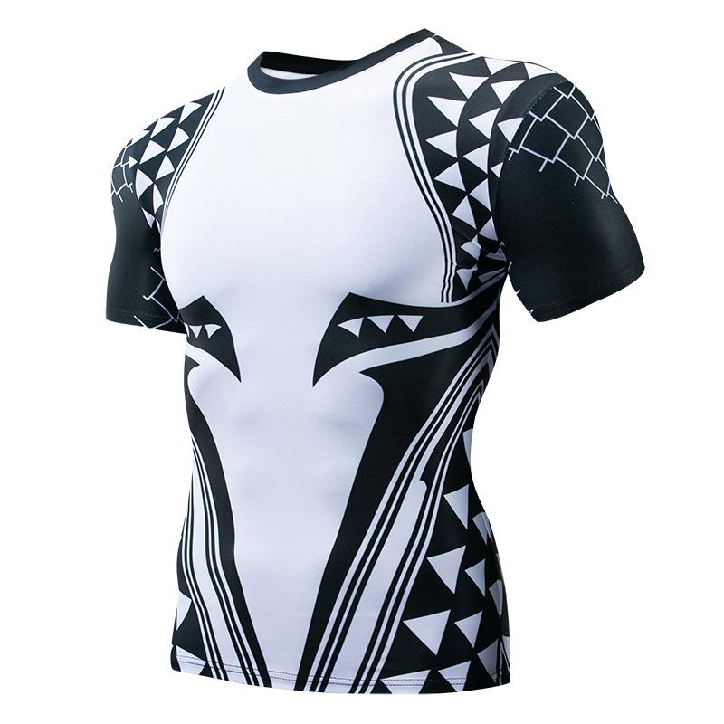 Spiderman Batman Superhero 3d Print Gym Tshirt Men Fitness Tee Compression Tops