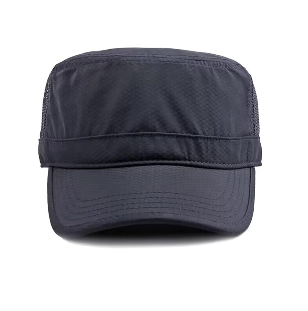 LOJAX Mesh Work Cool Summer Solid Stil Militar Pălărie pentru Bărbați, Pălărie, Ușoară, Uscare Rapidă, (Verde armată)