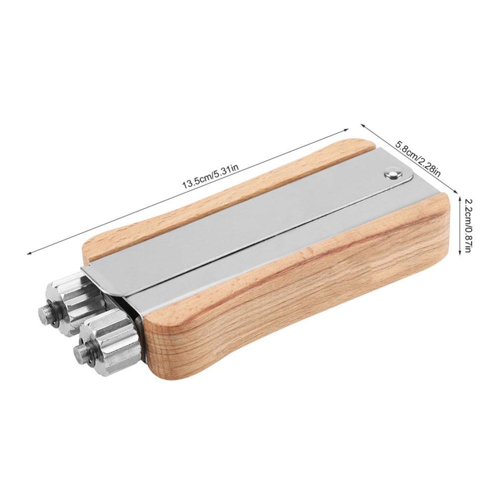 Stainless Steel Apiculture Crimper Wooden Handle Frame Wire Crimper  Apiculture