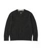 WMC Layered Henley Neck Knit_Grey