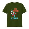 Captain Planet The Power Is Yours Cartoon Retro T Shirt Vintage Washed Top For Everyday Wear Streetwear Homme Graphic Unisex