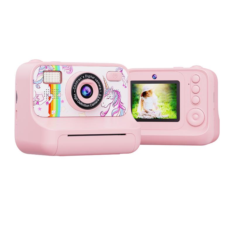 New Children's Instant Cartoon Digital Camera - Small SLR Printing Gift