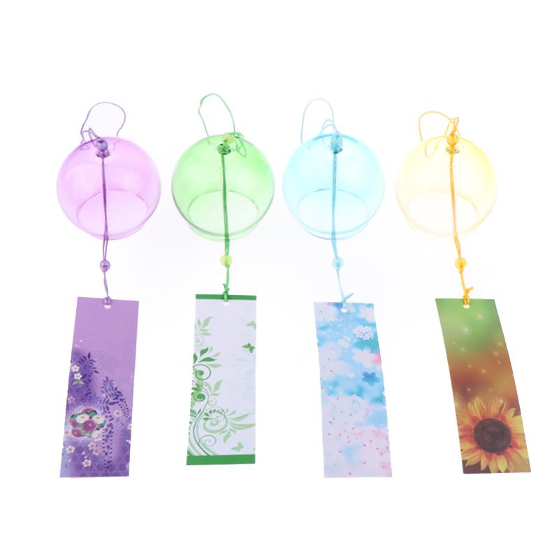 Wind Bells  Handmade Glass Wind Chime Birthday Gift Christmas Gift Home Decors Wind Chimes Japanese Style