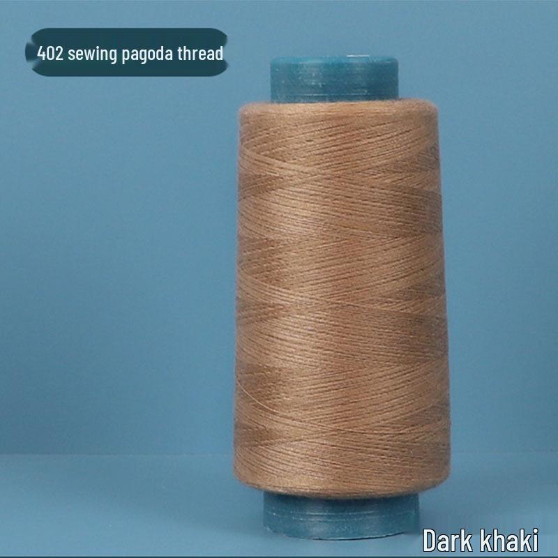 402 Polyester Thread: Black & White Sewing Thread for Hand Needlework and Household Sewing Machines