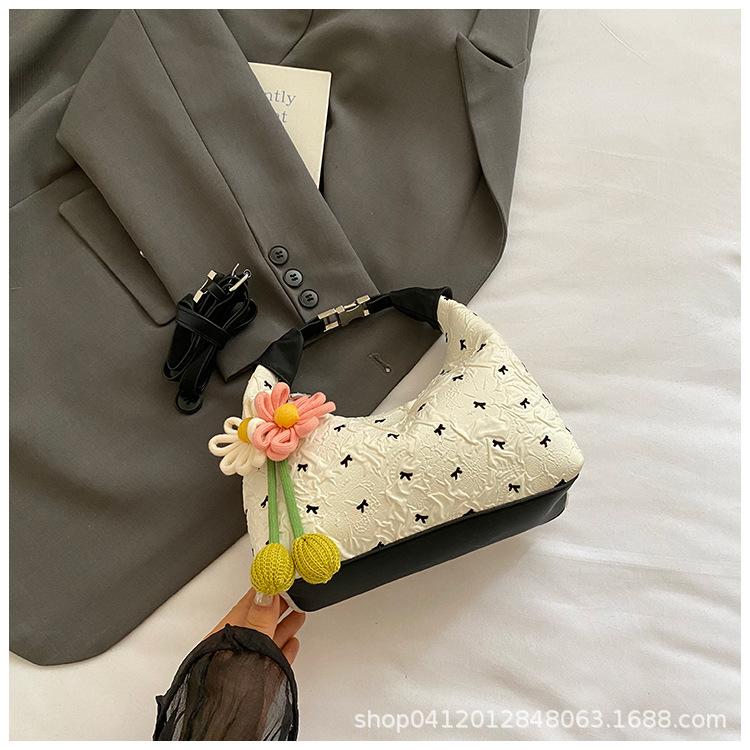 

Bow handbag women s 2025 summer super hot new popular niche fashion casual shoulder messenger bag