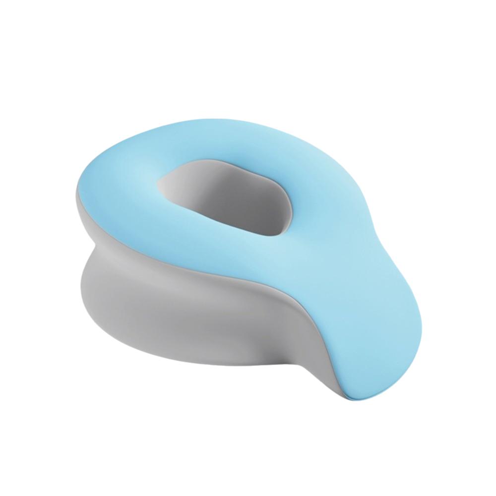 Breathable Memory Foam Pillow Ergonomic Shape Soft Face Rest Support Pillow Supportive Structure Comfortable Support