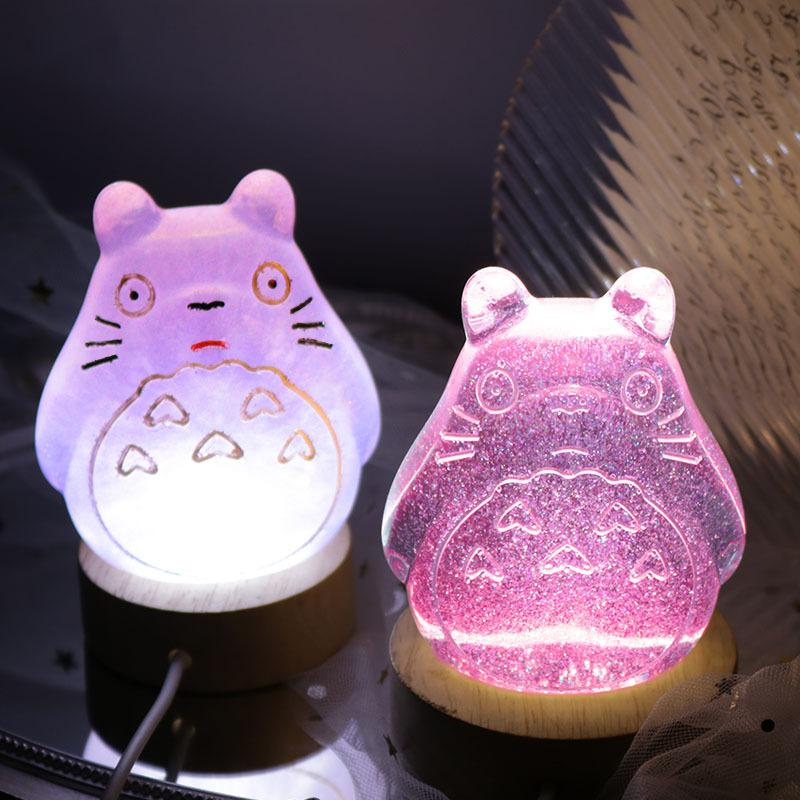Stampo in Silicone Carino Totoro Stampo Epossidico 3D Tridimensionale Giocattolo Stampo in Resina Fatto a Mano Fai da Te Gioielli