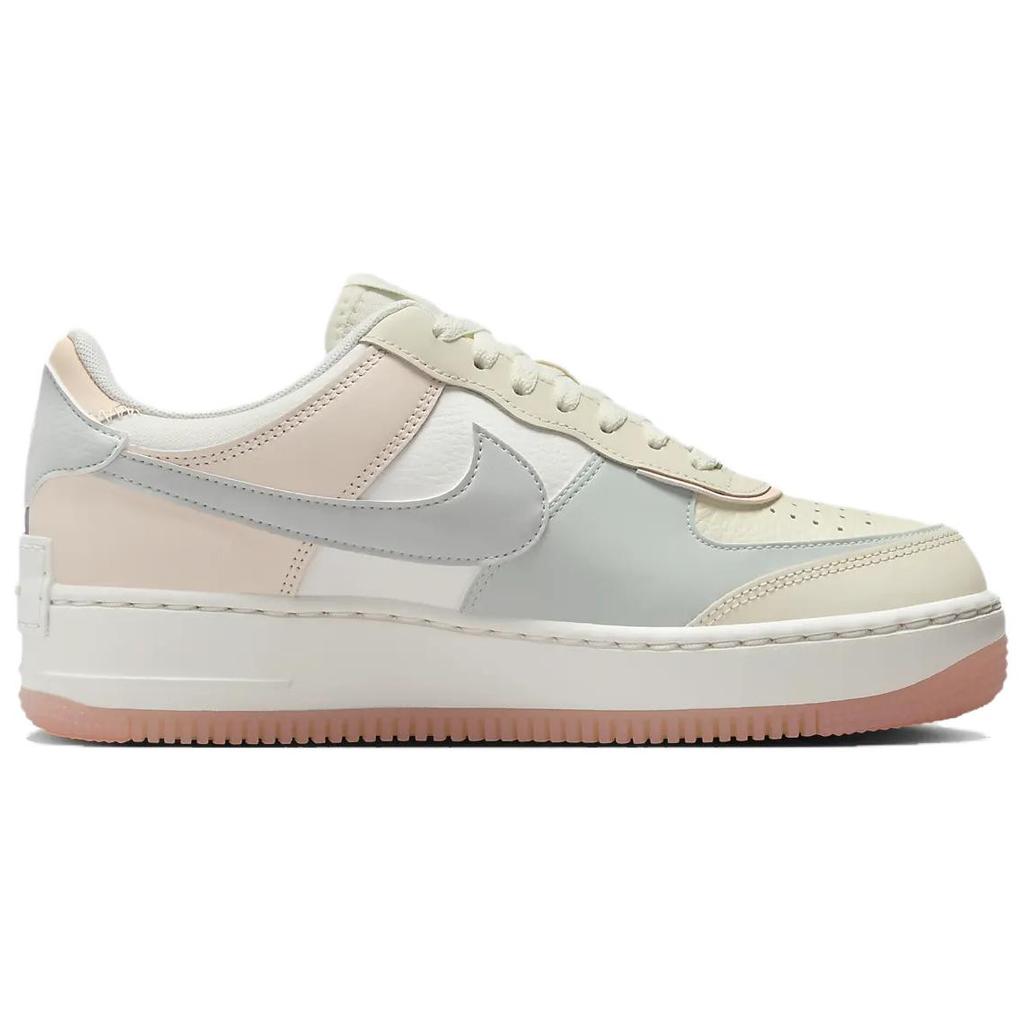 New Nike Air Force 1 Low Shadow Coconut Milk Crimson Tint Women's DZ1847-105