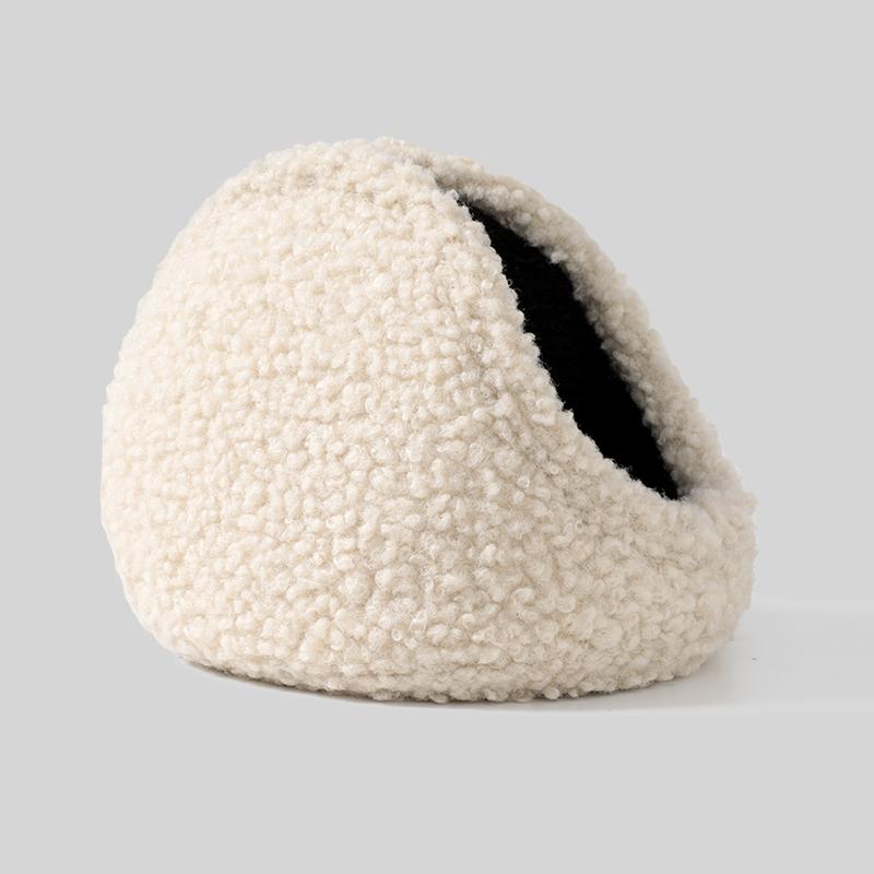 Winter Outdoor Warmkeeping Windproof Unisex Plush Ear Muffs Back Wearing Earmuff