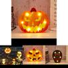 Charming Halloween Decoration Led Lights Lantern Featuring Adorable Bat Skull Spider Pumpkin Styles