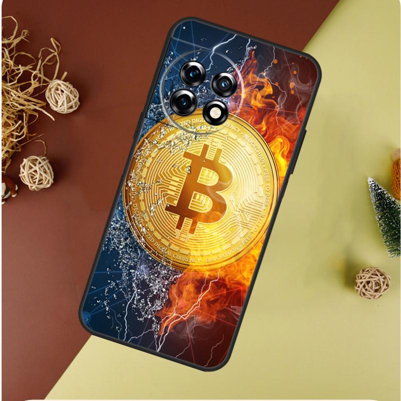 Bitcoin BTC For OnePlus Nord 4 CE 3 2 Lite N20 N30 9 10 Pro 8T 9RT 10T 10R 13R 12R 11 12 13 Phone Case