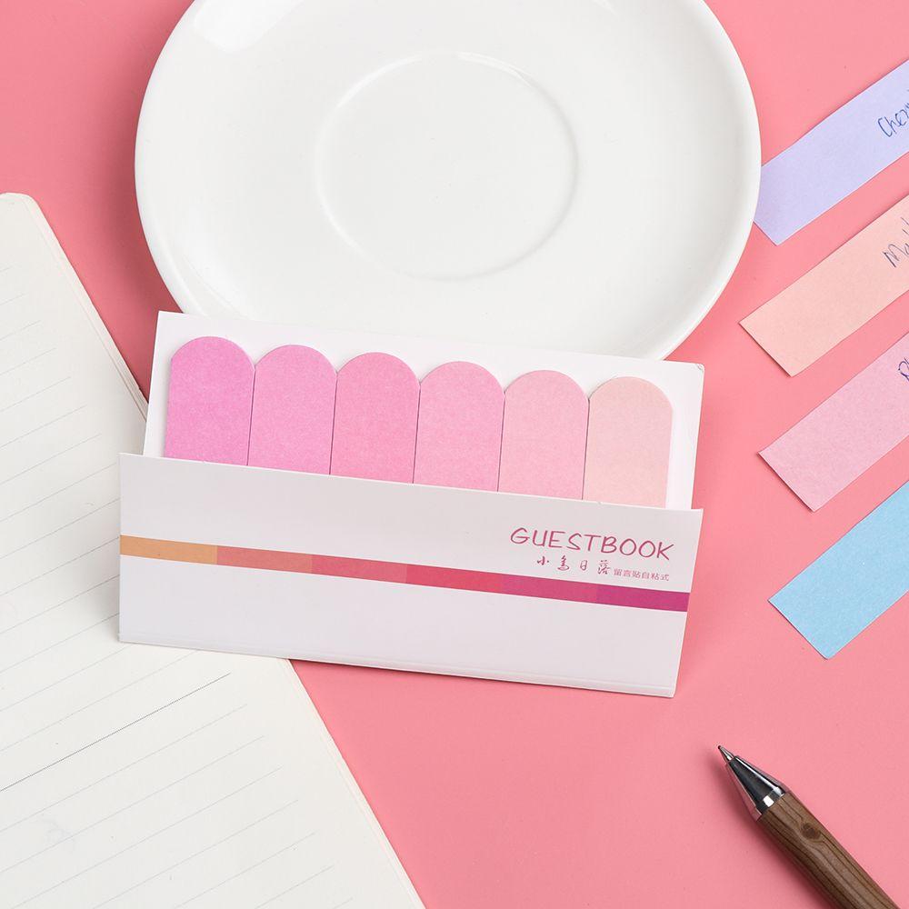 Bookmark Label Gradual Change Colors Tab Strip Paster Sticker Sticky Notes Index Flags Memo Pad