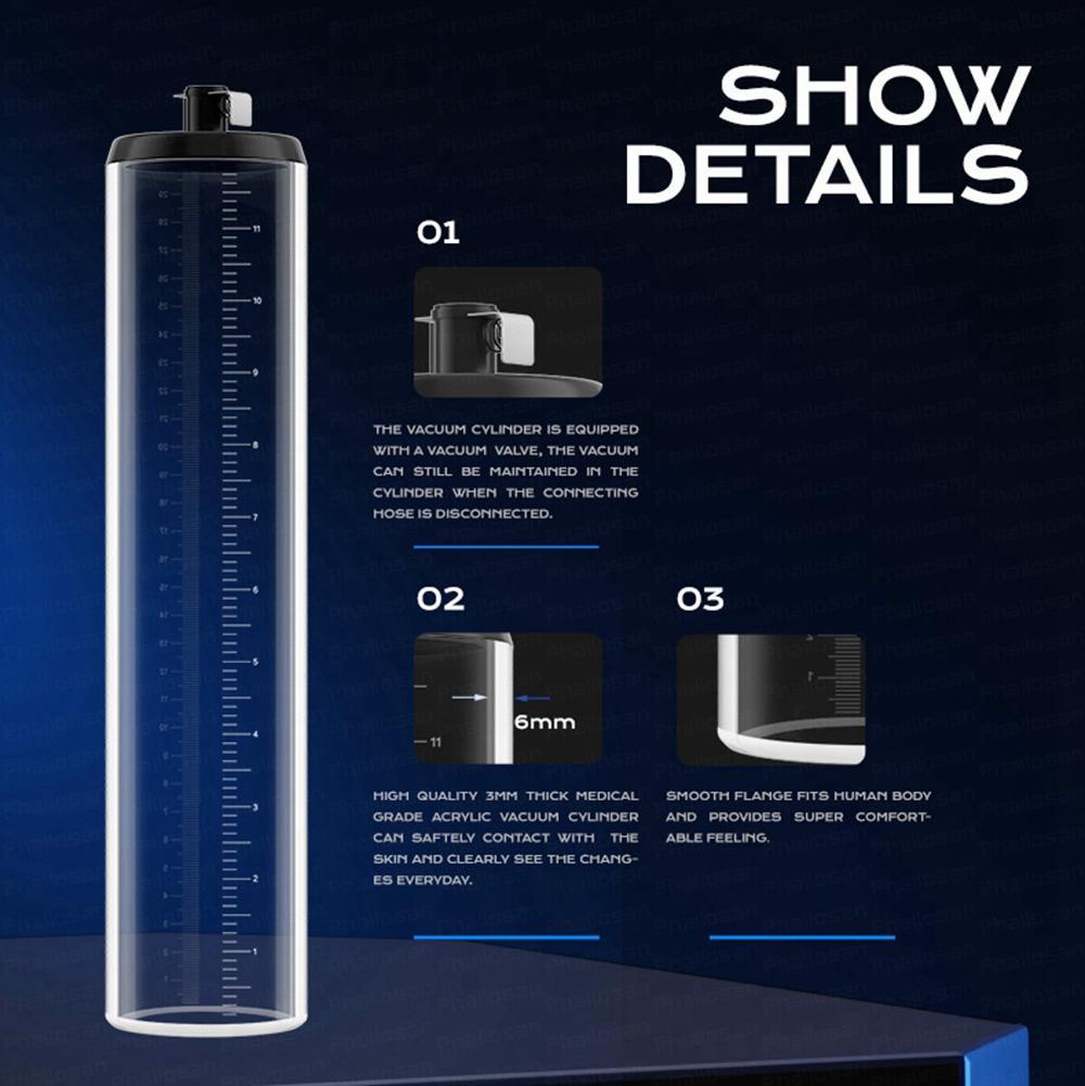 Smart Electric Penis Pump Vacuum Penis Enlarger Sex Toys For Men Acrylic Cylinder Dick Pump Penis Extender Trainer