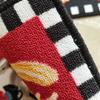 Red Absorbent Two-Piece Chef Kitchen Floor Mat - Machine Washable Carpet