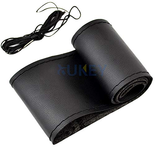 

XUKEY Car Steering Wheel Cover, Steering Wheel Cover, DIY Steering Wheel Cover, Ultra Soft чёрный