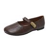 French ballet flat shoes women's summer 2025 new models with skirts Mary Jane shoes ladyshoes Doudou shoes evening shoes