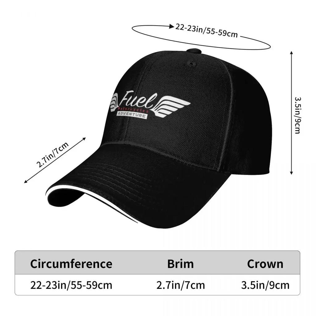 Cool Fuel Motorcycles Adventure Custom Baseball Caps Women High-end Male Beach Dad Hats Hip Hop Trucker Cap