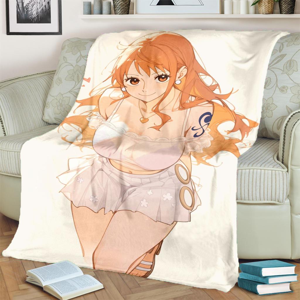 Cozy Warm "ONE PIECE" Flannel Blanket for Bedroom, Sofa, Bed, Chair, Picnic, Travel and Daily Use