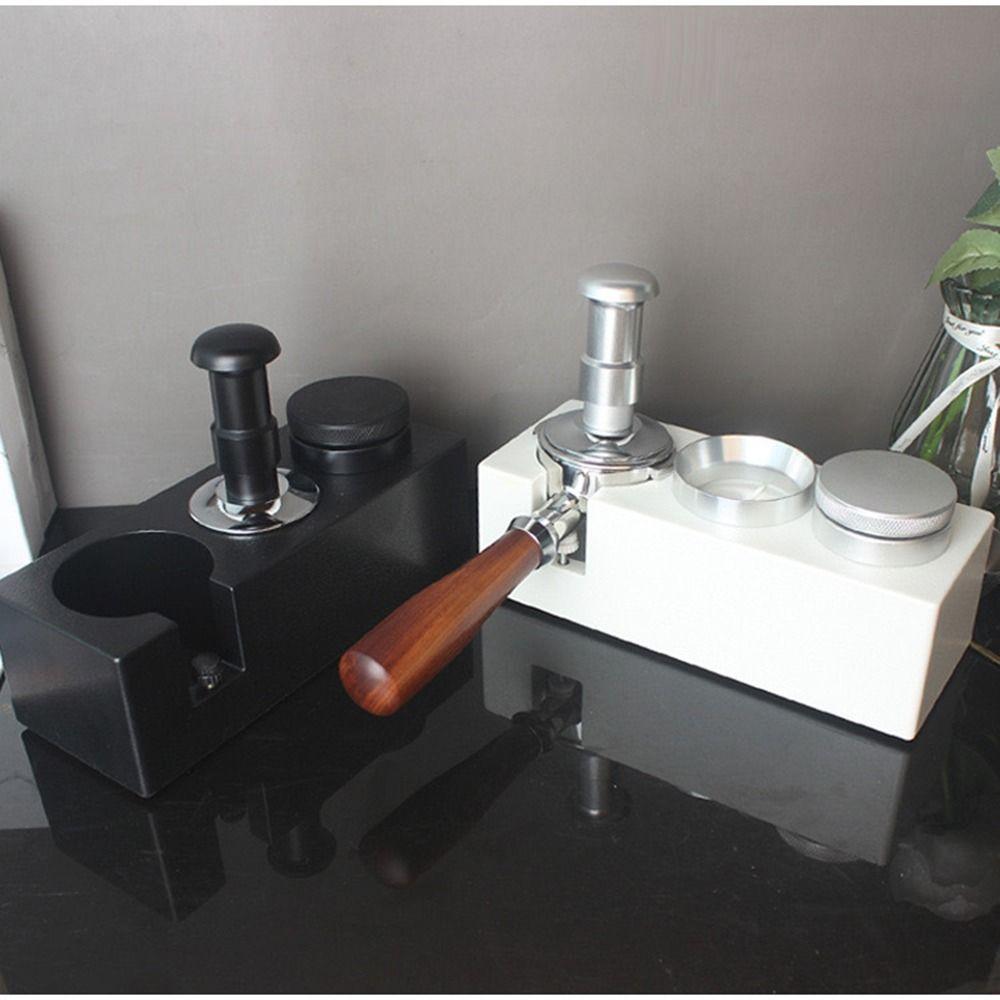 Save Effort Coffee Tamper 51/53/58mm Coffee Leveler Reusable Double Spring Tamper  Barista Tools