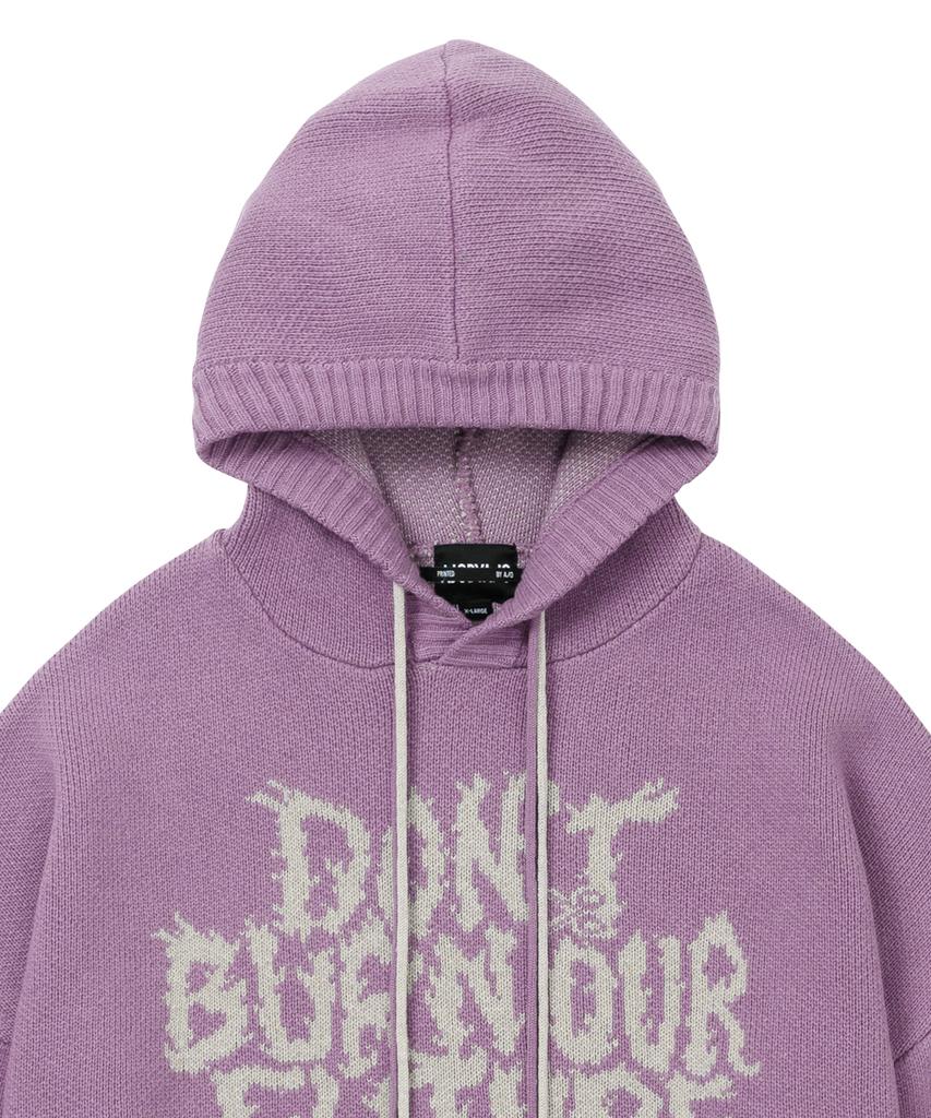 AJOBYAJO [Pba] Dbof Wool Knit Hoodie [Pink]