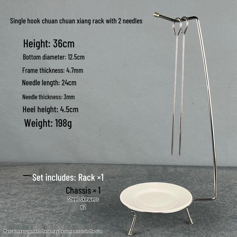 Kebab Skewer Display Rack: Creative Barbecue Needle Stand for Lamb and Meat Roasting