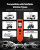 Automotive Circuit Tester, 8 - 35 DCV Power Circuit Probe Tester with TFT Color Display and Lighting, Automotive Power Tester Probe with 13 Ft / 4 M