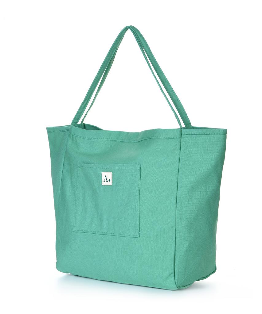 The-Abon Beach Cotton Color Washed Big Shoulder Bag Yellow