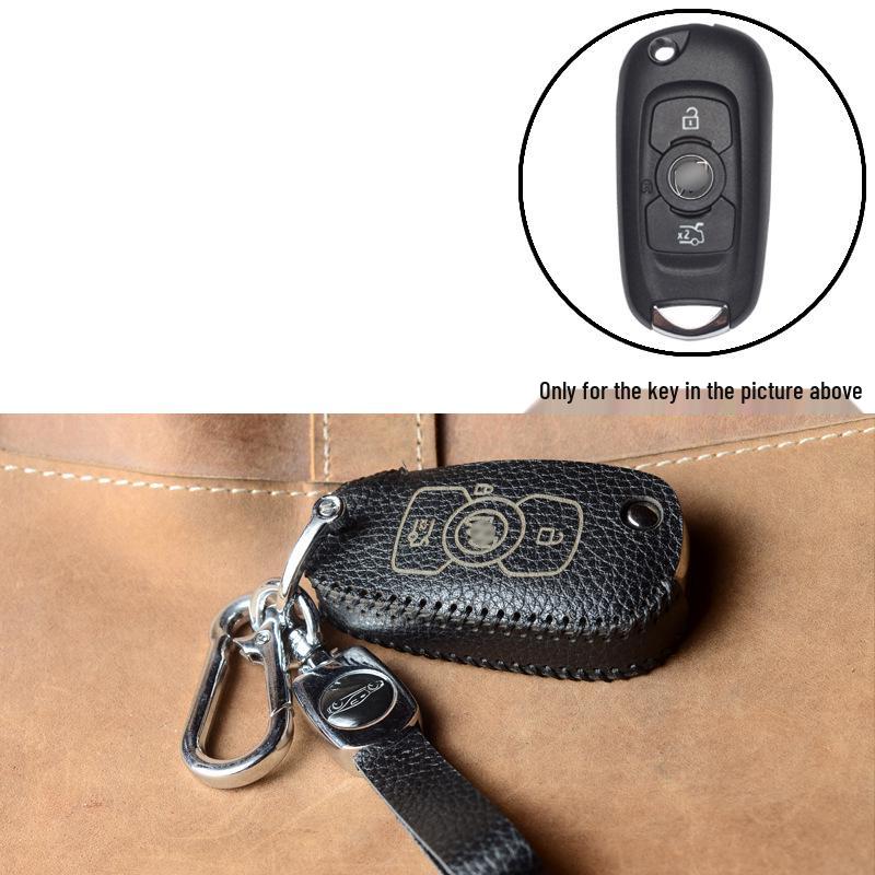 Leather Key Case for Buick Models: Excelle, Verano, Envision, GL8, LaCrosse, GL6, Regal, Excelle GT