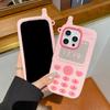 Girl powder three-dimensional love big brother with cat pendant is suitable for Apple 17ProMax mobile phone case iphone15 new 16pro women's 17pro