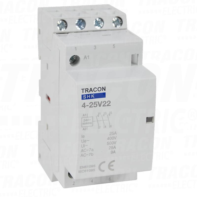 Modular Contactor 230V Ac 2Xno+2Xnc 25A 2P