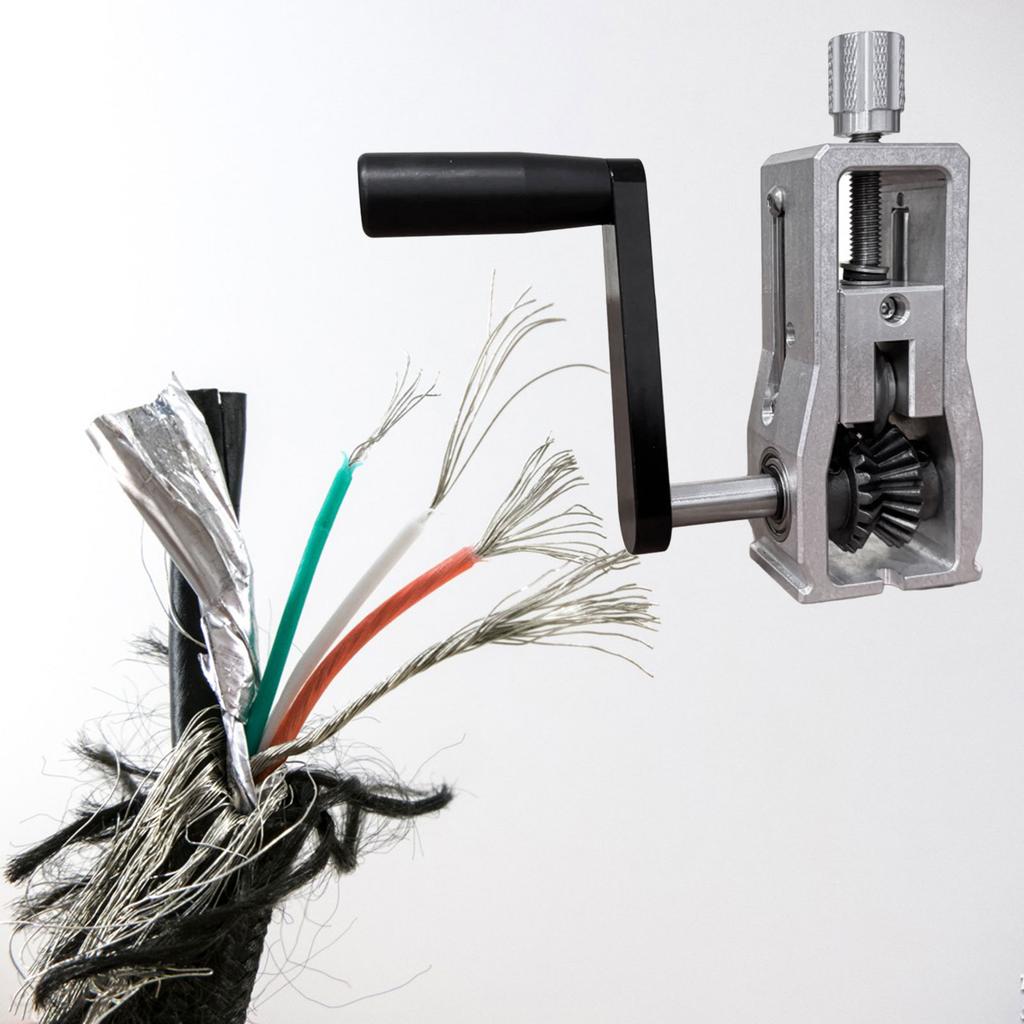 Portable Household Wire Stripper Aluminum Manual Wire Stripping Tool Cable Electric Peeling Tool for Home Industrial