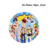 51pcs Toy Story Party Tableware kit Include Plates Cups Napkins Tablecloth