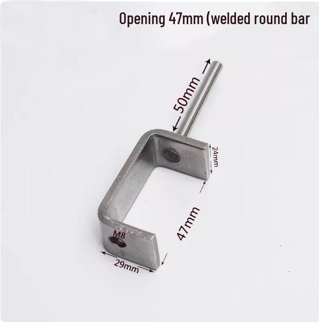 C304 Tiger Claw U-Shaped Stainless Steel Pipe Clamp