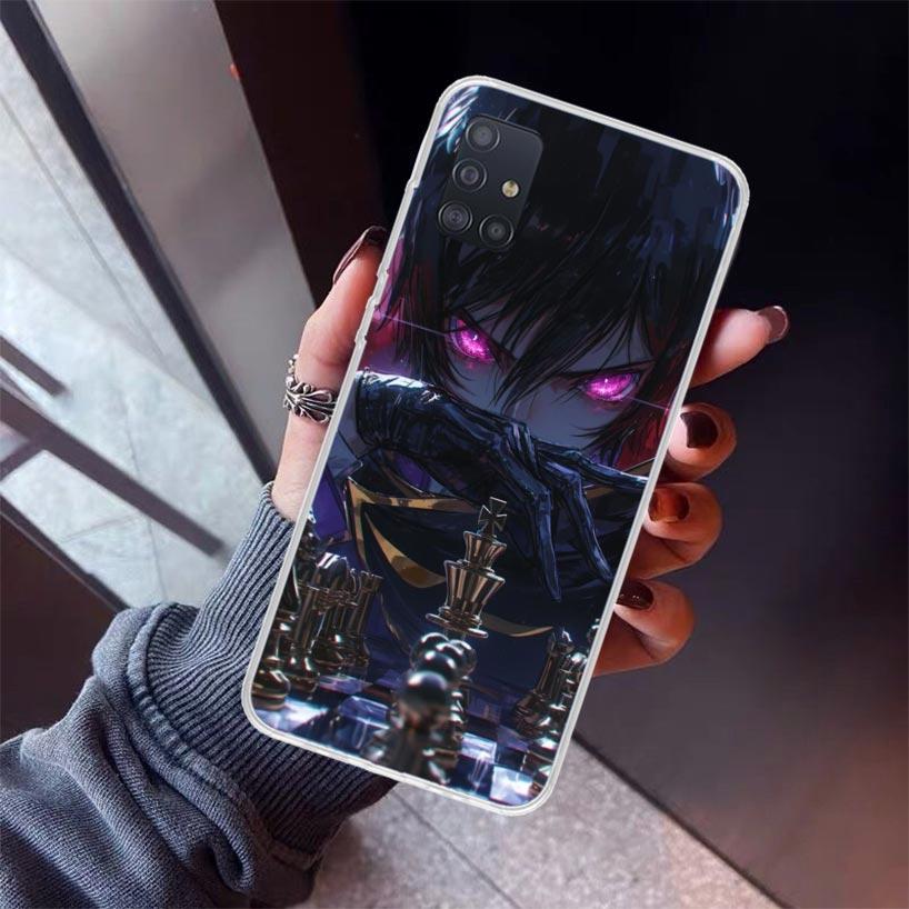 Code Geass Anime Phone Case For Samsung Galaxy A12 A52S A42 A32 A22 A51 A50 Note 20 Ultra 10 S10 Plus A71 A70 A31 A30 A10S Galax