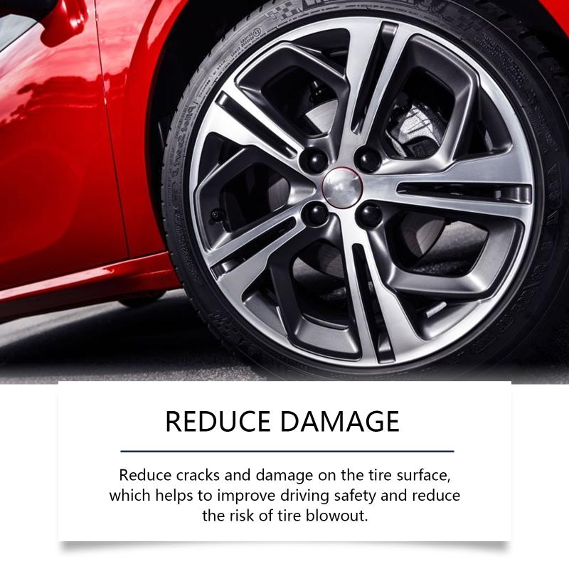 Tire Polishing Wax High Gloss Protects Tires from Oxidation Cracking Enhances Black Finish for Car Lovers