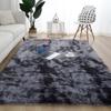 Machine Washable Upgrade Rugs for Bedroom, Grey, Fluffy Shaggy Soft Area Rug, Gray Non-Slip Indoor Floor Carpet for Everywhere
