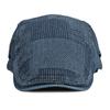 HT4059 Beret New Spring Summer Men Women Cap Adjustable Artist Painter Beret Hat Unisex Ivy Flat Cap Male Female Denim Beret Cap