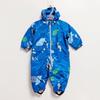 Exported Nordic-Style Padded Windproof and Snowproof Children's One-Piece Ski Suit for Winter, Warm and Thin Cotton for Temperatures Below -10 Degrees