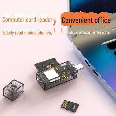 Typ-C Multifunktions-Speicherkartenleser für Mobilgeräte & Kameras - Unterstützt SD/TF & OTG-Karten