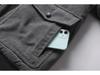 Herren Winter Cord Baumwollmantel: Warme, Jugendliche, Dicke Jacke mit Samt