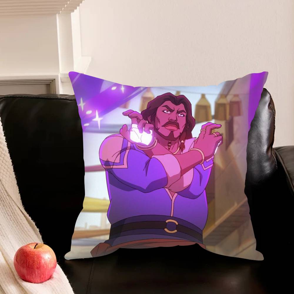 T-The Legend Of Vox Machina Various Sizes Square Pillowcase For Car Home Bedchamber Decor