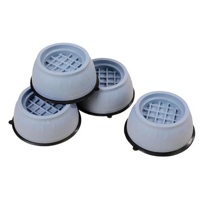 4 st vibrationsdämpande kuddar tvättmaskin gummifötter ben matta universal