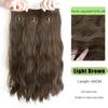 FOR Wig Women's Long Hair Three Piece Extension Long Curly Hair Increase Volume Fluffy Invisible Traceless Pad Hair Wig Pieces