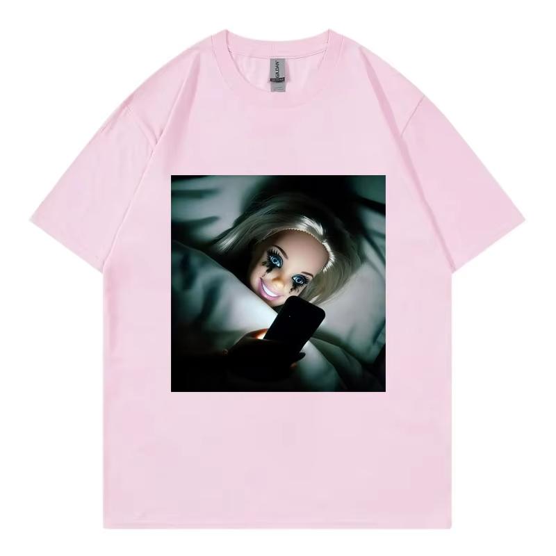Disgusting Doll Face Funny Meme Graphic T Shirts High Quality Fashion Tshirt Unisex Women Casual Short Sleeve Tshirts