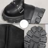 Fashion Fashion Large Size Women's Thick-soled Boots 2024 New Rivet Decoration Handsome Girl High-top Motorcycle Boots Botas De Mujer