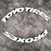 TOYO TIRES PROXES Universale 3D Auto Impermeabile Adesivo per Pneumatici Ruota Auto Gomma Lettere Unite Decalcomanie Accessori