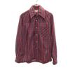 Larry’s 70s Vintage Check Pattern Long Sleeve Western Shirt Multi Men's Used