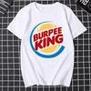 T-shirt voor mannen Crossfit Workout Burpee King T-shirt Grappig verjaardagscadeau voor vriend Echtgenoot Vader Man Zomer Korte mouw