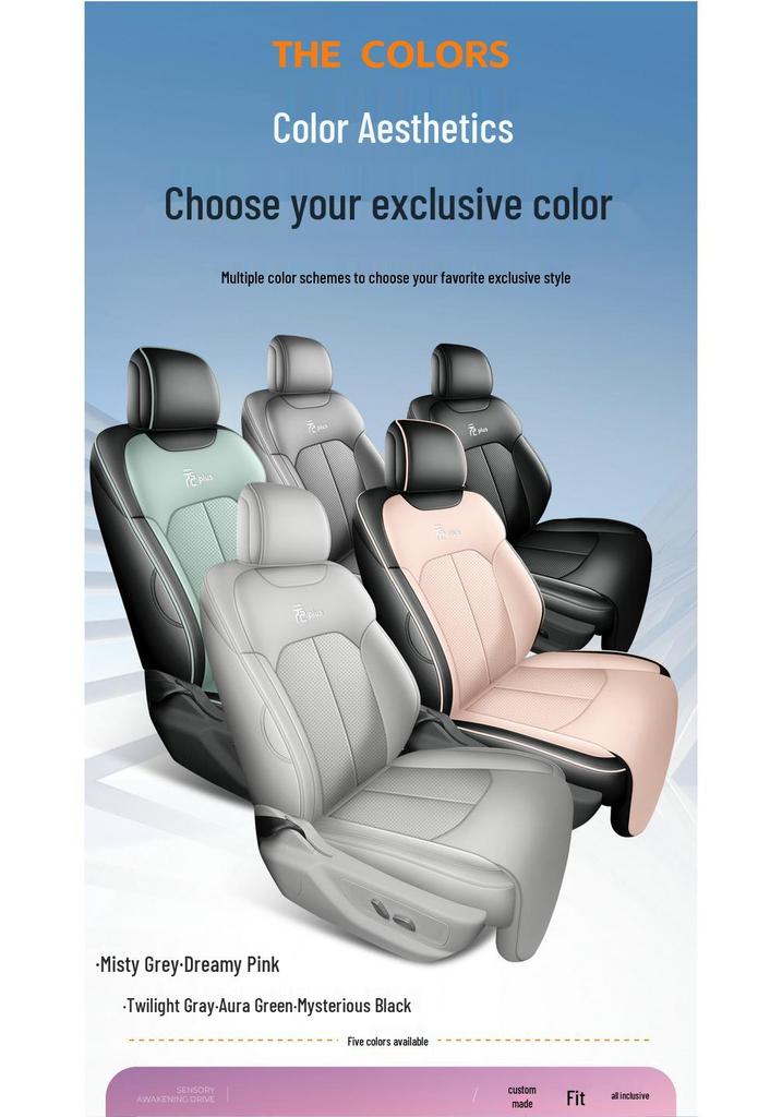 2026 BYD Yuan PLUS 630KM Leather Seat Covers - Full Coverage, Custom Fit